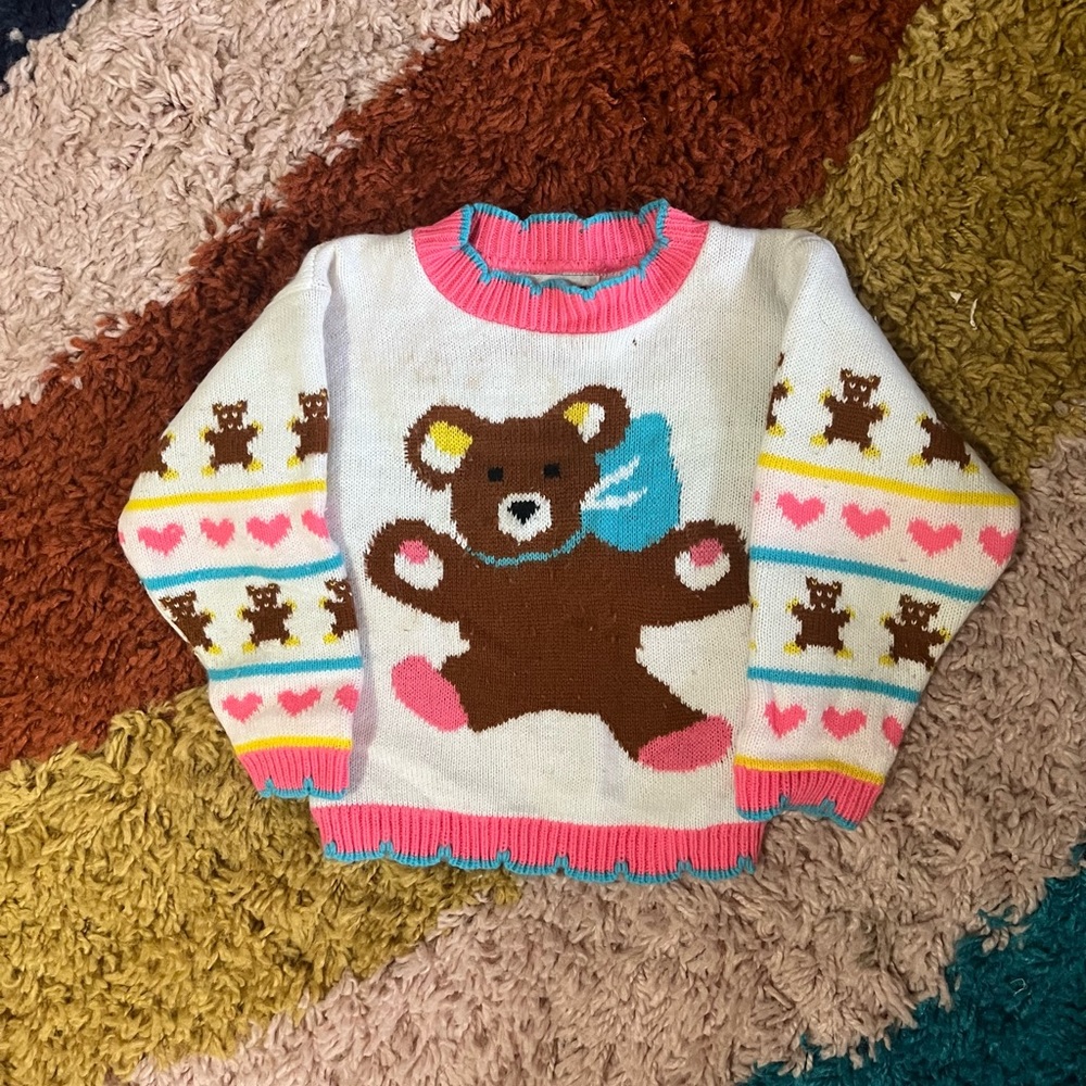 Vintage miniwaves toddler sweater